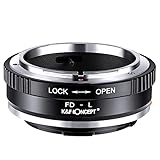 K&F CONCEPT レンズマウントアダプター FD-L マニュアルフォーカス キヤノンFD & FL 35mmマウントレンズ → ライカ対応Lマウント装着 メーカー直営店