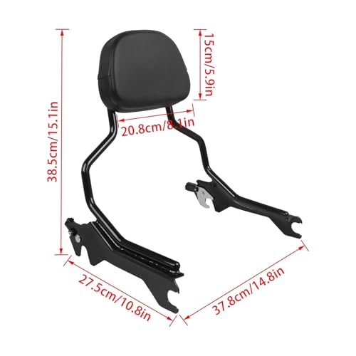 Dossier passager moto amovible pour Fat Boy et Breakout 2018 - 6