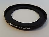 Material: metal. vhbw Adaptador de Filtro Anillo Step UP 40.5mm-52mm Negra para cámara Sony E 16-50 mm 3.5-5.6 OSS PZ (SEL-P1650).