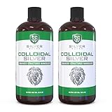 **Enhanced Colloidal Silver Liquid – Ultimate Immune Support Supplement | Immunity Boost & Immune Booster for Adults | Silver Water Solution for Immune Defense | 30 PPM Structured Silver | 2 Pack**