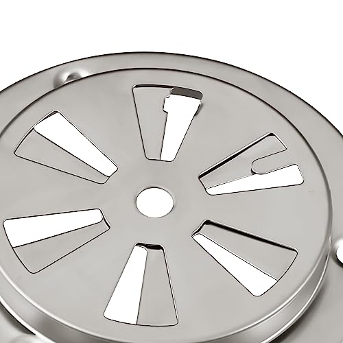 Kit 4 piezas de ventilación para parrilla de acero inoxidable miniatura 5
