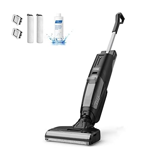 TAB T6 Pro Wet Dry Vacuum Cleaner - Cordless Vacuum Mop All in One, Upgraded Strong Suction, Vacuum & Mop & Wash 3 in 1 Floor Washer, Sweeper Mop, Self Cleaning, Electric Mop for Multi Surface