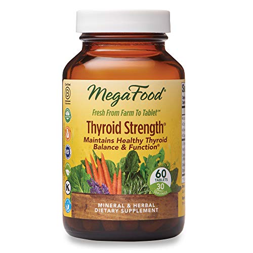 MegaFood, Thyroid Strength, Supports Thyroid Health, Mineral and Herbal Supplement with Herbs, 60 Tablets (30 Servings…