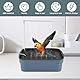 Vogel Badehaus Badewanne,Automatische Vogeltränke aus ABS,Geräuscharme Vogeldusche Wellensittich, Automatische Haustier-Vogeltränke,Multifunktionaler Vogelbadewanne mit Umwälzhahn für Vögel(Stil 1)