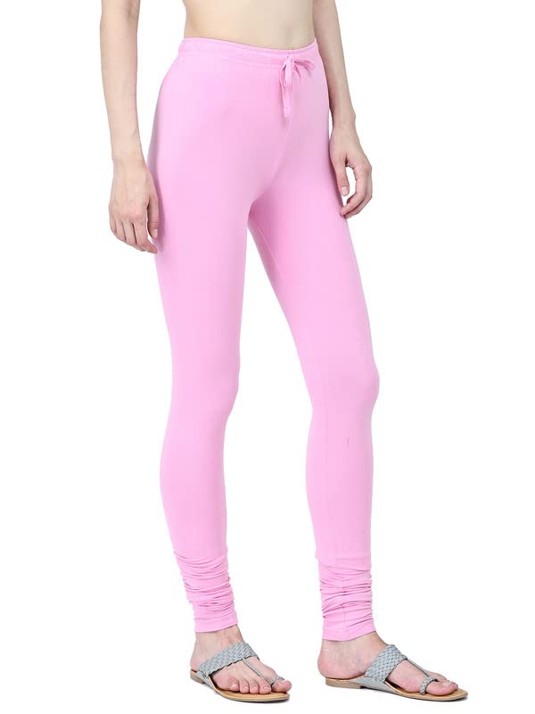 Image of Robinbosky Cotton Churidhar Leggings for Women - Stylish, Stretchable & Flattering Fit for All-Day Comfort
