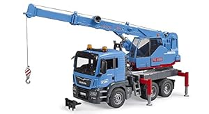 Bruder 03771 MAN TGS Kran-LKW Blau