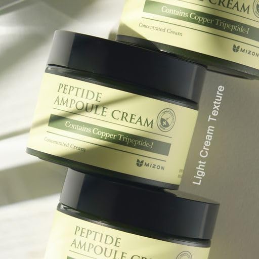 MIZON Peptide Ampoule Face Cream with Adenosine Lavander Oil Fine Line Treatment Moisturizing Elastin Boost Korean Skincare (1.69 fl oz) - Image 7