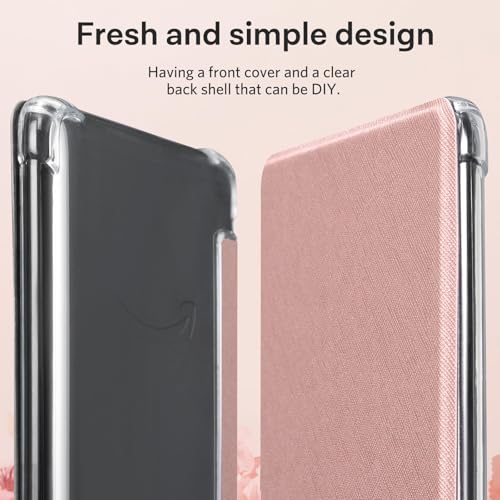 Image of CoBak Case for 6.8 inch eBook Readers 11th Generation 2021 Released | New PU Leather Cover and Clear Soft Silicone Back Cover with Auto Sleep Wake