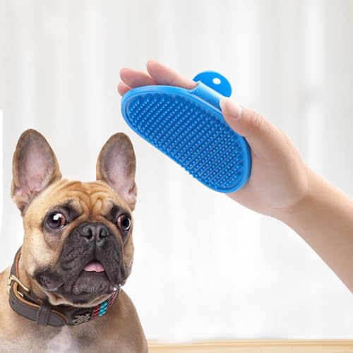 yeeplant Contenedor de comida para perros y gatos de plástico para medir tazas con comida para perros contenedor para mascotas transparente