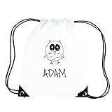 100% Polyester JOllipets ADAM Turnbeutel Sport Tasche PGYM5078 – Design: Eule