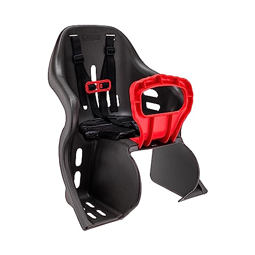 CADEIRINHA TRASEIRA KID BIKE GRAFITE COM VERMELHO