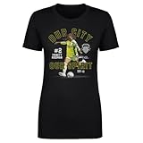 500 LEVEL Trinity Rodman Washington Spirit Our City Our Spirit Shirt for Women (Black, X-Large)