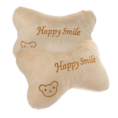 Beatifufu 2pcs Car Neck Pillow Soft Headrest Pillows for Driving Travel and Sleeping Ergonomic Car Seat Neck Support Cushions for Enhanced Comfort