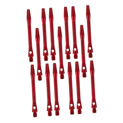 GAROZATION Dart Shafts Set 15pcs Replacement Flights Shafts Sturdy Lightweight Outdoor Game Supplies