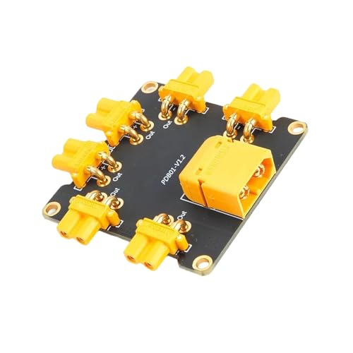 Module de Distribution d'énergie UAV 80A 50x50mm avec Fiches XT30 Continues - 6