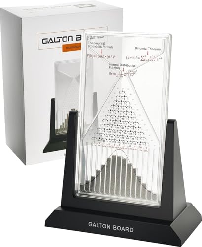 Modelo de experimento de tabla de Galton para demostración pedagógica de física