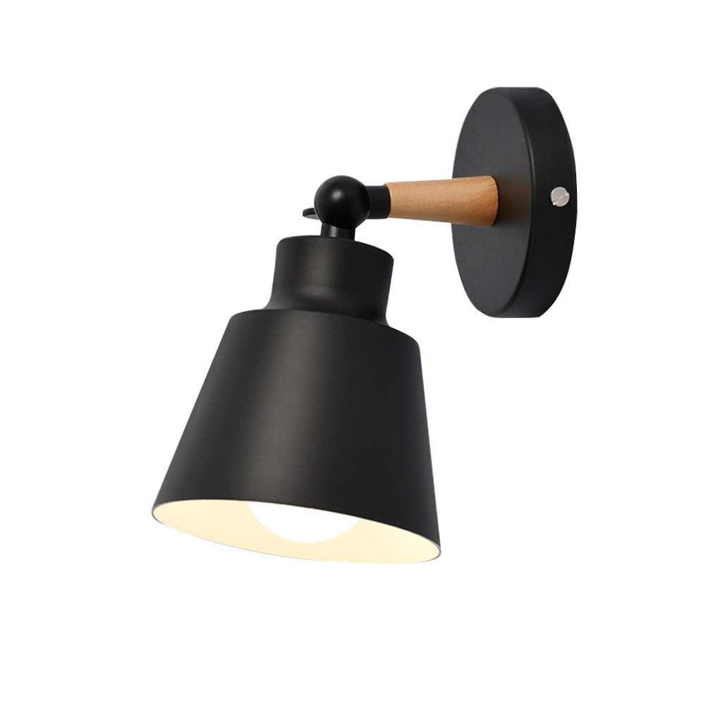 SXWNBIFH wall lamp Wall Lamps,2Pcs Wall Light Black Fixtures Nordic Wall Sconce Lamp Copper Lamp Holder Aisle Lights Corridor Lamp Bedside Reading Light