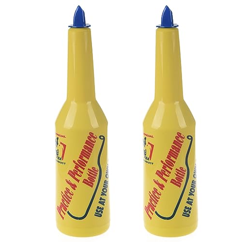 Botella de flair bartender para evitar roturas durante ensayos de bartending 2
