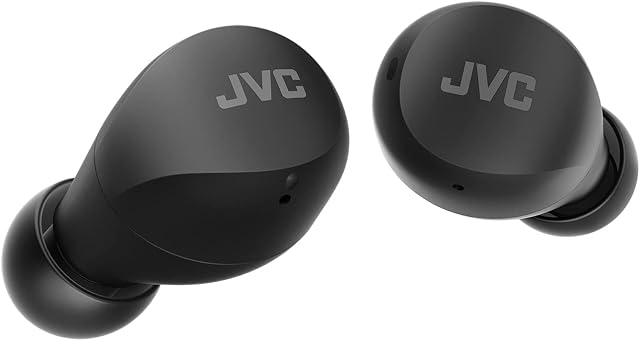JVC HA-Z66T-B Gumy Mini True Wireless Earbuds, 23 Hours Playback, Bluetooth 5.1, Compact and Lightweight, Water Resistance (IPX4), Black