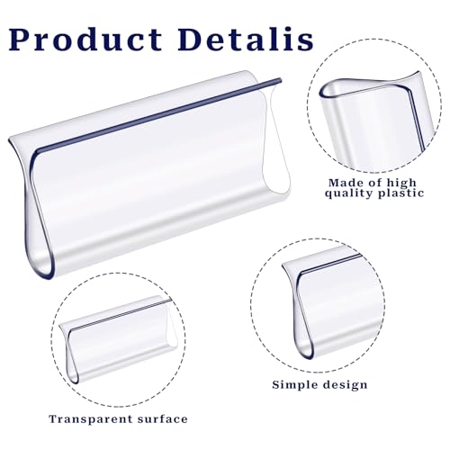 Vin Beauty 542990_4_M02AFCXP 2 Pcs Roller Window Shades Clear Plastic Hem Grip Window Shade thumb #2