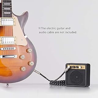 HUIOP Mini amplificateur de Guitare, Haut-Parleur 5W avec entrée 6.35mm, Sortie Casque 1/4 Pouces, Prend en Charge Le réglage du Volume et de la tonalité, Overdrive,Mini ampli Guitare - Les Beatles, Paul McCartney, John Lennon, RIngo Starr, George Harrison HUIOP Mini amplificateur de Guitare, Haut-Parleur 5W avec entrée 6.35mm, Sortie Casque 1/4 Pouces, Prend en Charge Le réglage du Volume et de la tonalité, Overdrive,Mini ampli Guitare – Image 6