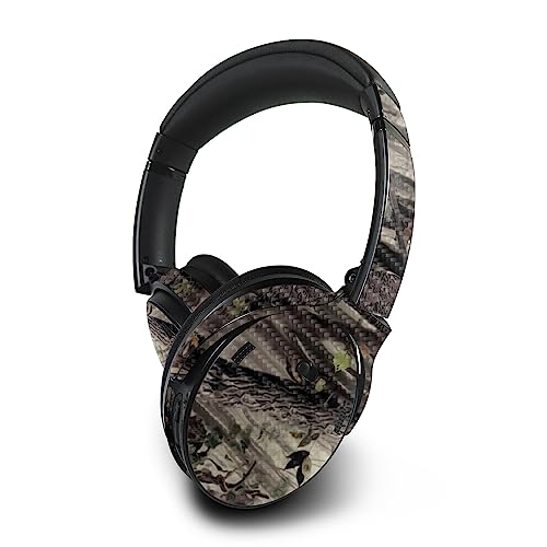 Image of MightySkins Carbon Fiber Skin Compatible with Bose QuietComfort 45 Headphones Tree Camo | Protective, Durable Textured Carbon Fiber Finish | Easy to Apply | Made in The USA