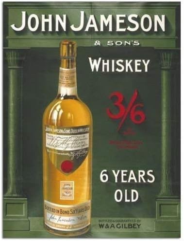 RKO John Jameson & Son's Whiskey Pub Spirit Drink. Fridge Magnet