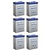 Exit Sign Battery 6V 4.5Ah backup - 6 Pack