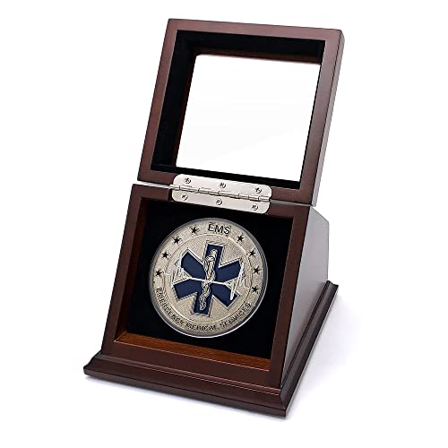 Chez Monett Challenge Coin Display Case 3 Inch 76-81 mm Coin Holder