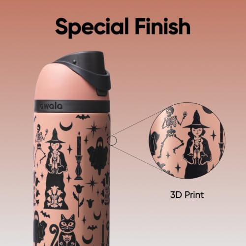 Image of Owala FreeSip Stainless Steel Water Bottle 24 oz Fright & Delight