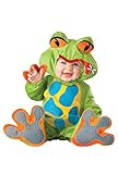 Lil Characters Unisex-Baby Newborn Froggy Costume, Green/Blue/Yellow/Orange, Small
