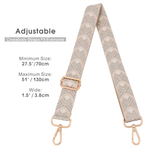 Image of Replacement Purse Strap Shoulder Strap Adjustable Crossbody Strap for Women Crossbody Wide Shoulder Bag