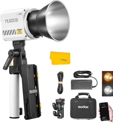 Godox ML60 Bi　LEDライト GODOXのLEDビデオライト「ML60 Bi」、出力アップでII型に
