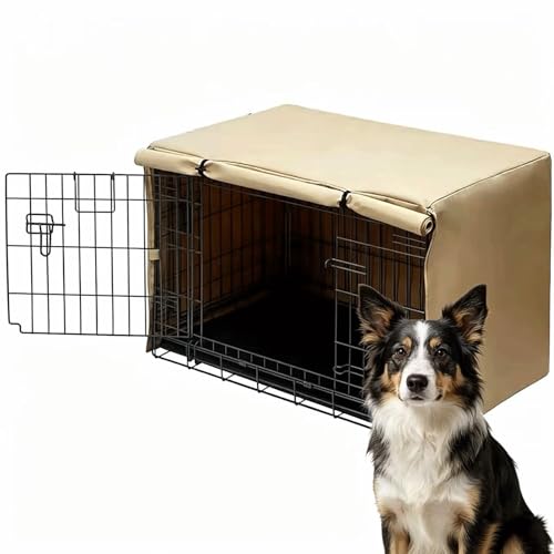Housse pour cage de chien contre le mordillement et le stress