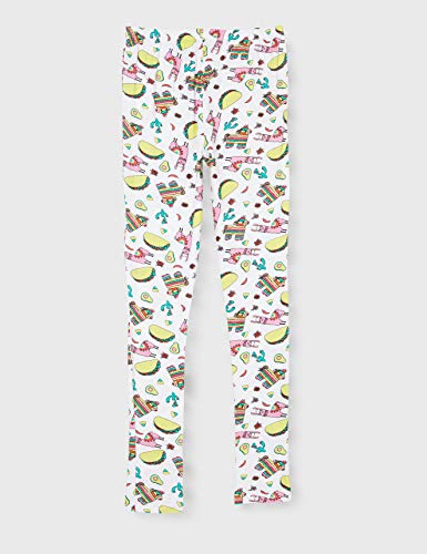 Lina Pink EF.Taco.Leg Pantaloni Pigiama, Bianco