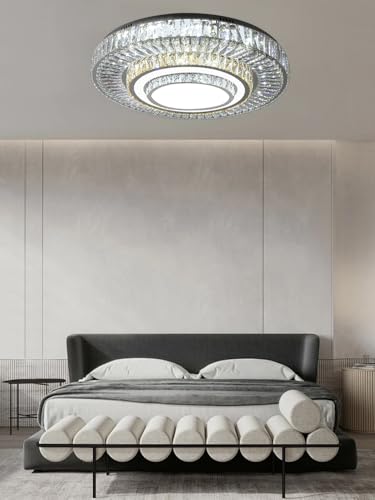 Living Room Crystal Ceiling Lights Led Home Appliance Apartment Luxury Light Fixture Big Foyer Lustres,Chandelier