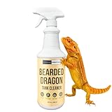 Riverside Essentials Bearded Dragon Tank Cleaner – 32oz No-Rinse Cage & Habitat Spray – Fast Odor Eliminator & Waste Remover – Pet Safe, Non-Toxic Formula – Easy Terrarium Cleaning – Made in USA