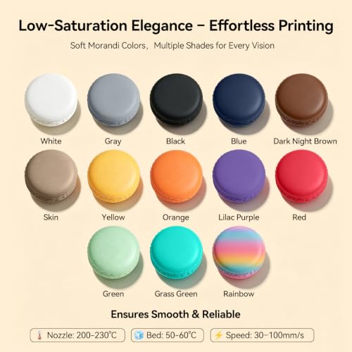 Image of Kingroon Matte PLA Filament 1.75mm 3D Printer Filament Matte Filament 1kg Dimensional Accuracy + /- 0.02 mm (Matte Blue)