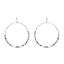 Round Beaded/Silver