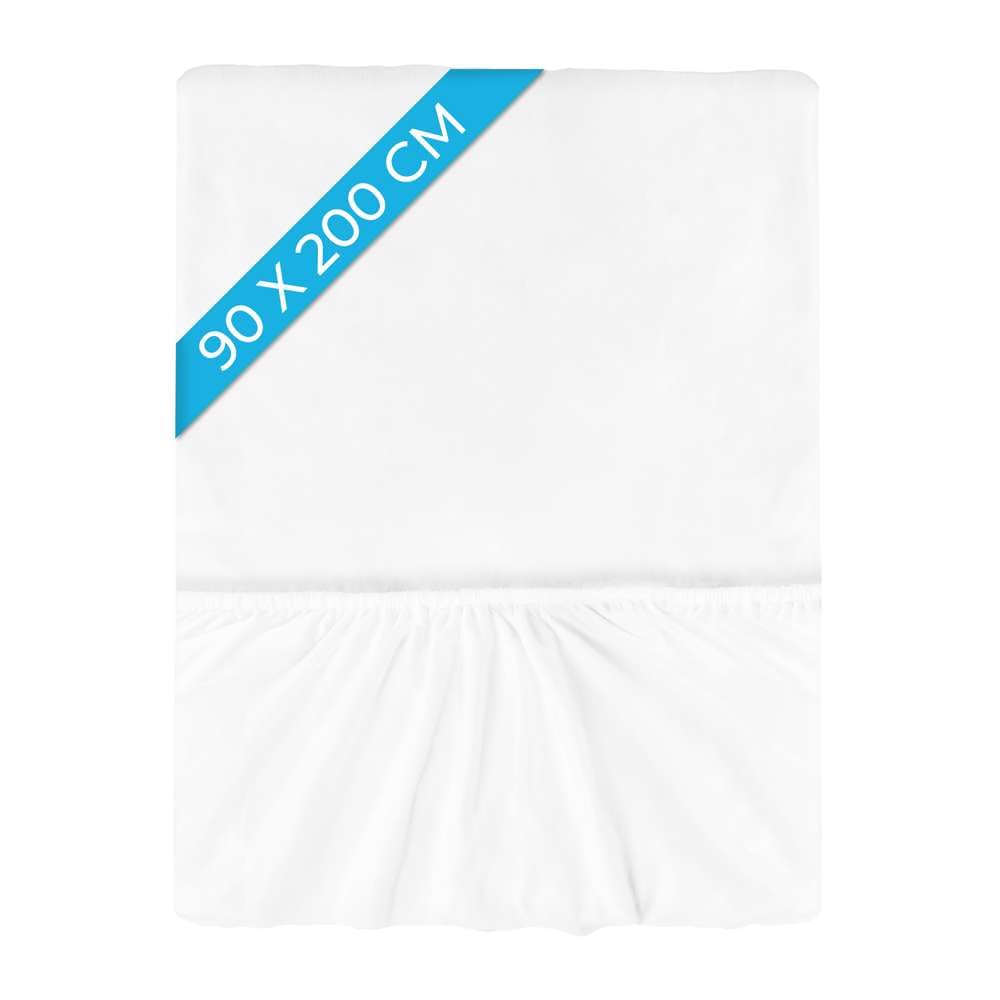 Cecotec Protector Colchón 90x200 cm Flow ProtectMattress 1000. Cubre Colchón 90, Termorreguladora Natural Tencel, Transpirable, Hipoalergénico, Colchones hasta 30 cm, Oeko-Tex, Fabricado en España