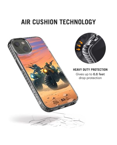 Image of DailyObjects Nexus Combat Stride 2.0 Magnetic Case Cover Compatible with iPhone 15 | Wireless Charging Slim Back Cover | 2 Layer Edge Protection & Shockproof