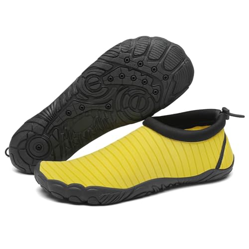 Image of Mishansha Womens Mens Water Swim Shoes Wide Toe Box Barefoot Shoes US Size 5.5-13.5 Women / 3-11.5 Men