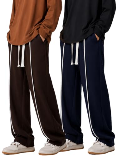 Image of GRECIILOOKS Men's Loose Mid Rise Casual Trousers Pants | Regular | Sports Stylish Track Pant | Sweatpants (Available in Plus Size)
