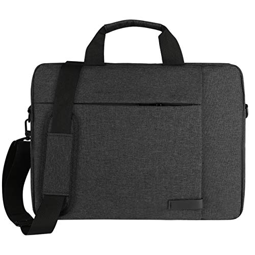Mens Laptop Briefcase Business Messenger Shoulder Bag for Acer Nitro 5 Gaming, Swift 3, Chromebook 311, Black