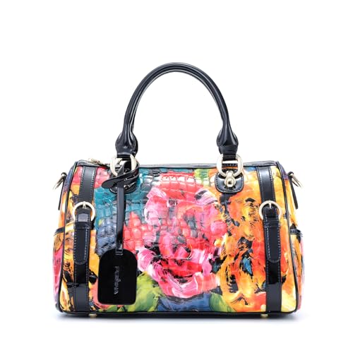 FEIMINA High-End Genuine Leather Shoulder Bag for Women, Stylish Handbag for Ladies, Refined Tote Purse, Crossbody Bag (doodle)