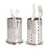 Scolaposate In Acciaio Inox Porta Posate Scolaposate Conservazione Delle Bacchette In Acciaio Inossidabile Ampio Organizer Per Utensili Da Cucina Cestello Per Posate Cestello(2 Pezzi)