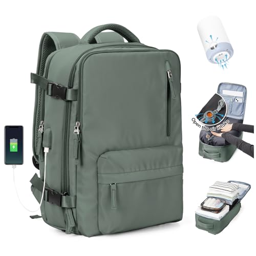 SZLX - SZLX Sac à Dos Sous Vide Bagage à Main Pour Femmes, Sac à Dos Airbag Avec Système De Vide Pour Le Voyage, Ryanair Travel Ruscksack Taille Cabine Avec Pompe étanche Valise Sous Vide Pour Homme - -19%