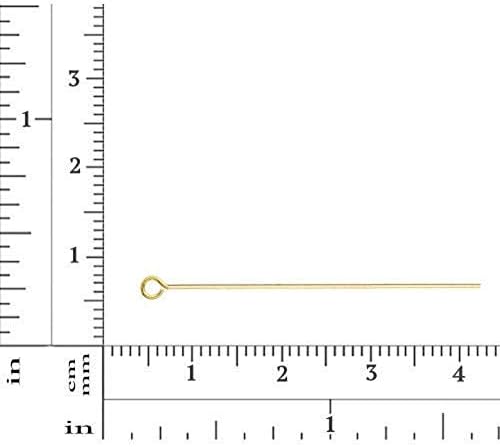 14Kt Gold Filled 22ga Eyepin 1.5" - 20Pcs (11697)/1
