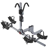 WILDROAD Hitch Bike Rack, Foldable 2-Bike Rack for Standard, Fat Tire and E-Bike, Wobble Free Smart Tilting Bike Rack, 2-Bike 180 lbs Capacity, Fits 2-inch Receiver