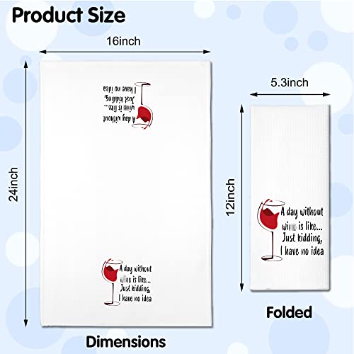 Rzhv Like Just Kidding Kitchen Towel, Funny Sayings Dish Towel Gift For Women Sisters Friends Mom Aunty Hostess, Housewarming New Home #TOP1